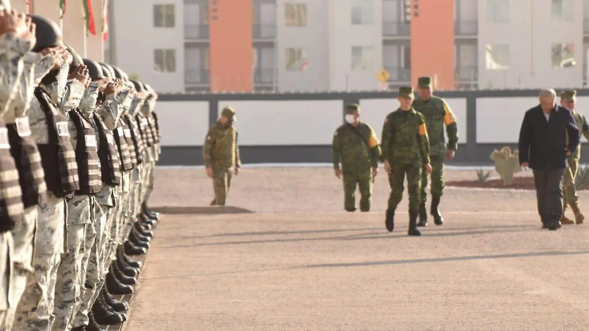 Guardia Nacional GN Soledad y AMLO